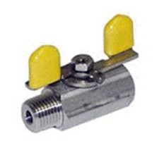 Legend Valve 113-311 1/4" T-710M X F-T Ball Valve Gauge Cocks, Stainless Steel