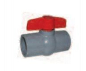 Legend Valve 202-417 1-1/2" S-607 CPVC Ball Valve, Solvent, Schedule 80