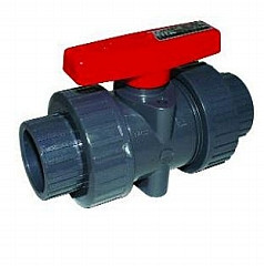 Legend Valve 201-187 1-1/2" T/S-603V PVC Ball Valve, True Union