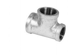 Legend Valve 352-204 1/2" X 1/4" Galvanized Reducing Tee