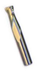 HTC 120-2703 45/64" Dia Solid Carbide End Mill, Uncoated, 2 Flute
