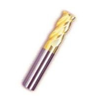 HTC 125-4250 1/4" Dia Solid Carbide End Mill, TIN coated, 4 Flute