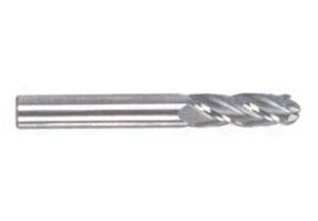 HTC 135-4671 43/64" Dia Solid Carbide End Mill, uncoated, 4 Flute