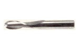 HTC 135-2281 9/32" Dia Solid Carbide End Mill, uncoated, 2 Flute
