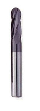 HTC 185-4375 3/8" Dia Solid Carbide End Mill, TiALN Coated, 4 Flute