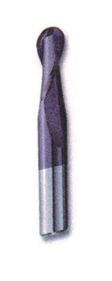 HTC 185-2187 3/16" Dia Solid Carbide End Mil, TiALN Coated, 2 Flute