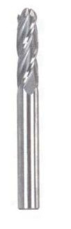 HTC 175-4316 5/16" Dia Solid Carbide End Mill, Uncoated, 4 Flute