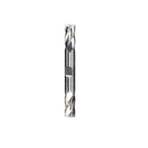 7/16" Dia Double Square End Mill with Weldon Flats, 4 Flute, Uncoated