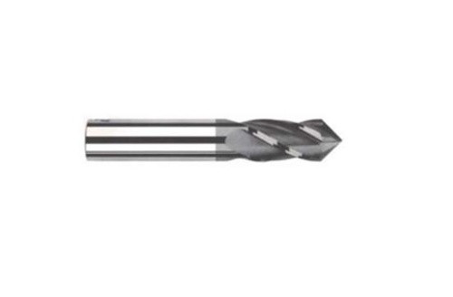 5/8" Dia Solid Carbide 90 Deg Point Angle Drill Mill, AlTiN Coated,4 Flute