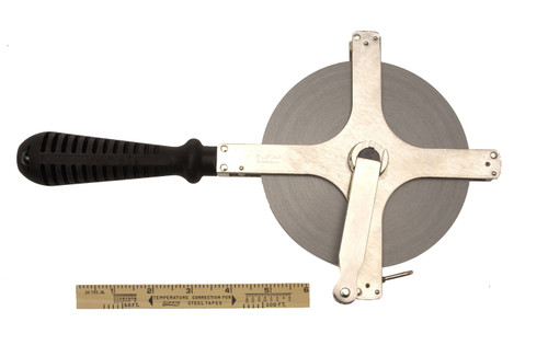 Lufkin C1288BLK 3/8" x 200' Surveying and Engineer's Tape, Blank Leader