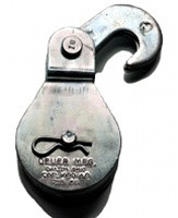 Mini-Mule DB-35H 3.5" Hook(Swivel) Deuer Blocks, 1250 Lb Capacity