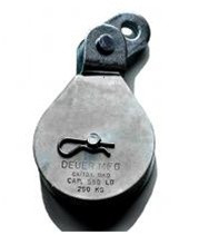 Mini-Mule DB-15E 1.5" Eye(Swivel) Deuer Blocks, 420 Lb Capacity