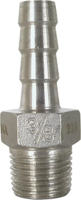 Dwyer A-2018-1 Stainless steel hose adapter, 1/4" MNPT x 1/4" HB