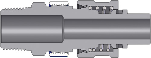 Dixon N4M6-LS BOWES NIP, 3/4" M-NPTF, S-LOK, STEE Body Material: STEEL Body Size: 1/2"