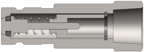 Dixon PD1F1 1/8" DIAGONOSTIC NIPPLE 1/8"NPTF Body Material: STEEL Body Size: 1/8"