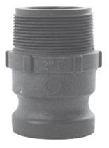 DIXON PPF50 Polypropylene Cam and Groove Adapters Type F male NPT x male adapter