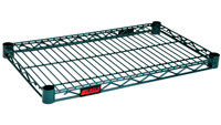 Eagle Group 2436VG Valu-Gard green epoxy Wire Shelf, 24" W x 36" L