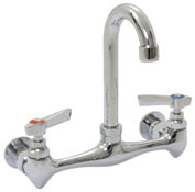 Eagle Group 313075 splash mounted, gooseneck, 8" center, standard faucet - hand sink.