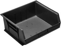Eagle Group A203879 10 7/8" x 11" x 5" large plastic bin. Requires two PBH (plastic bin ho