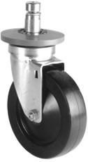Eagle Group CSS5-300 Resilient tread Caster, stem/swivel, 300 lbs Cap