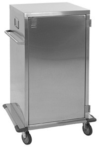 Eagle Group CSCC4933-DS 27 5/8" x 55" x 39" double-width - stainless steel closed case cart, n