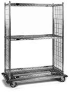 Eagle Group CTC2448C 24" x 48" x 71 3/8" cassette transfer cart. Dolly 29 3/4" x 52 7/8"