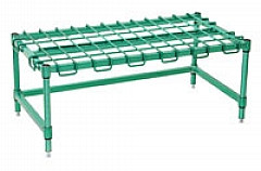 Eagle Group DR1860-E 18" x 60" EAGLEgard green epoxy dunnage rack.