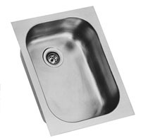 Eagle Group FDI-12-14-9.5-1 16" x 14" one-compartment, OEM sink bowl with deep-drawn seamless cons