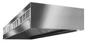 Eagle Group HEF96-60 60" regular front discharge make-up air exhaust ventilation hood - HEF