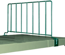 Eagle Group LSD23-VG 23" wide, Valu-Gard green epoxy divider.
