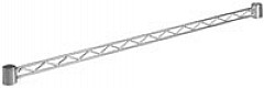Eagle Group LR36-Z 36" EAGLEbrite zinc side-to-side hanger rail.