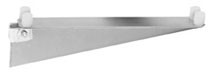 Eagle Group MMNSDBSS-K-21 21" NSF-approved stainless steel double knob bracket - for cantilevere