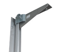 Eagle Group MMNSCB/A6-R NSF-approved aluminum ceiling bracket - right, for cantilevered shelvi