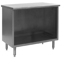 Eagle Group OB30120SE 30" x 120" spec-master enclosed worktable with flat top and open front