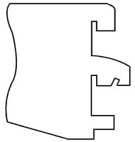 Eagle Group P20 20" PermaSteel replacement bracket for wire display shelving.