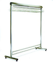 Eagle Group S2460-SGRR 24" x 60" stainless steel finish, freestanding single gowning rack, re