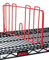 Eagle Group SD18-R 18" red, Stand-Outs decorative shelf divider.