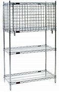 Eagle Group SECM2460FS 24" x 60" stainless steel security module with flip-up do