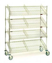 Eagle Group SCH1836C-5 18" x 36" x 69" five shelf - suture cart.