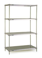 Eagle Group SS2442G galvanized Solid Shelf, 24" W x 42" L