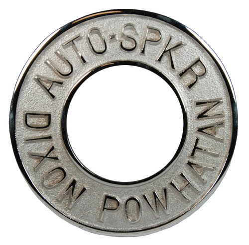 Dixon REP600AS-C 6" Round Escutcheon Auto Spkr Polished Chrome Brass