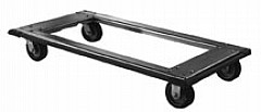 Eagle Group TD2460-BSP 24" x 60" aluminum truck dolly, swivel/brake caster type,