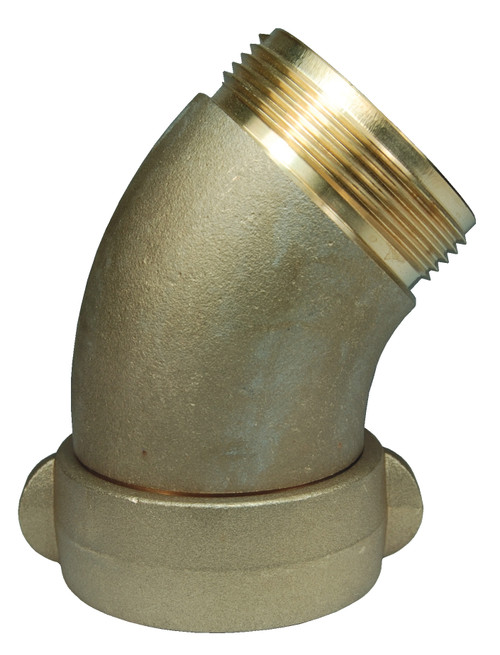 Dixon RSE45250F 2 1/2" NST 45 DEG RL ELBOW BRASS