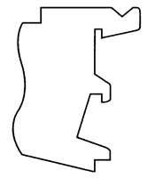 Eagle Group U16 16" U. Nolin replacement bracket for wire display shelving.