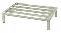 Eagle Group WDR246008-A 24" x 60" x 8" aluminum dunnage rack. 2000 lb. weight ca