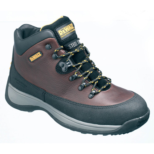 Radians 2010-08-10 DeWalt Work Boots, Steel Safety Toe, Bevel, Size 10