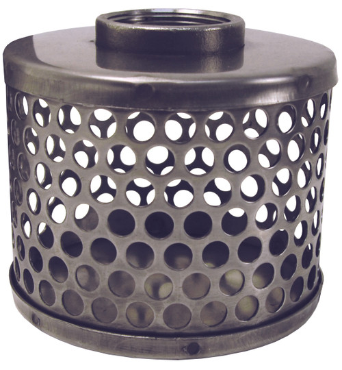 Dixon RRHS60 6" Stainless Round Hole Strainer