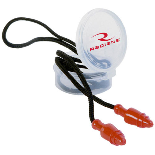 Radians JP3165ID Hearing Protection, Earplugs, Snug Plugs, Reusable Corded in Polybag