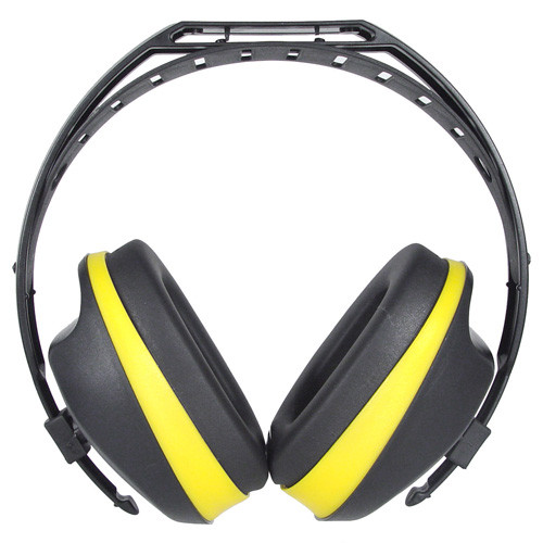 Radians EL26 Hearing Protection, Passive Earmuffs, Eliminator 26, Black with Yellow Earcups