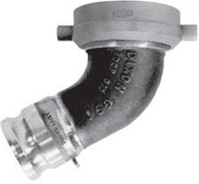 DIXON RTCA40 Railroad Tank Car Connections Style A railroad thread swivel nut x 20 Deg adapter